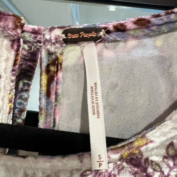 Free People Maye Velvet Tunic Dress - Picture 6 of 7